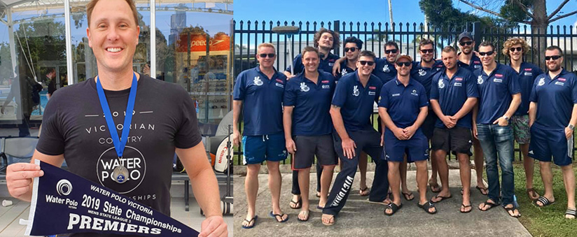 Winning at Victorian State Championships for Water Polo